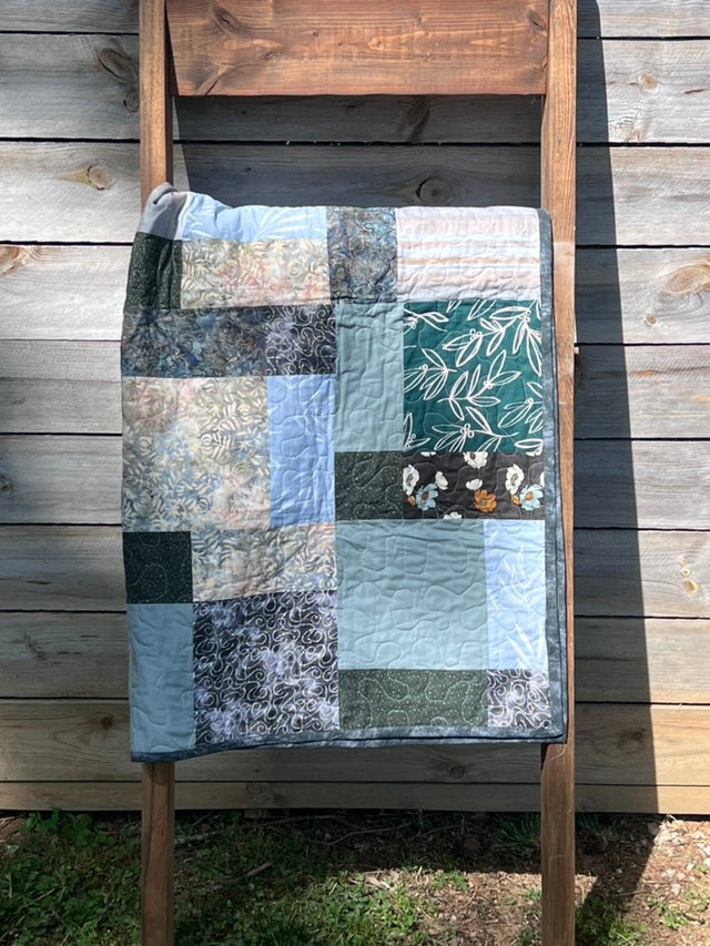 Green and Gray Blocks